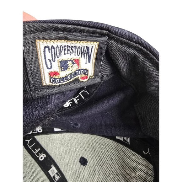 Atlanta Braves Cap 9FIFTY Snapback New Era Embroidered Logo Black & Red - Picture 7 of 8